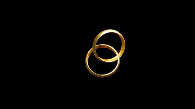 两枚3d结婚戒指