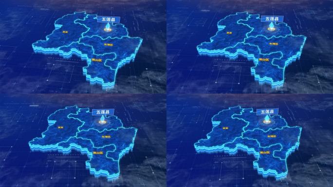 日照市五莲县蓝色三维科技区位地图