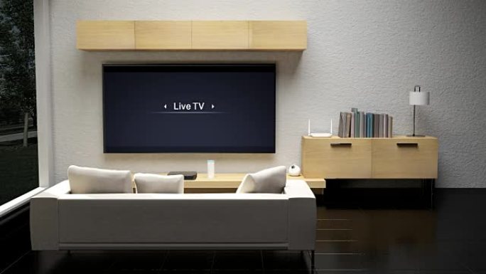 客厅电视、灯泡、人工智能、节能效率控制、智能家电、物联网。4k电影