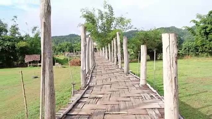 泰国湄宏顺省竹桥景观