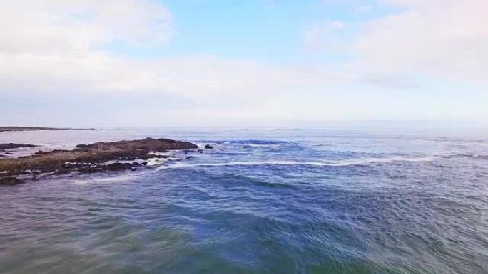 海洋的无人机镜头