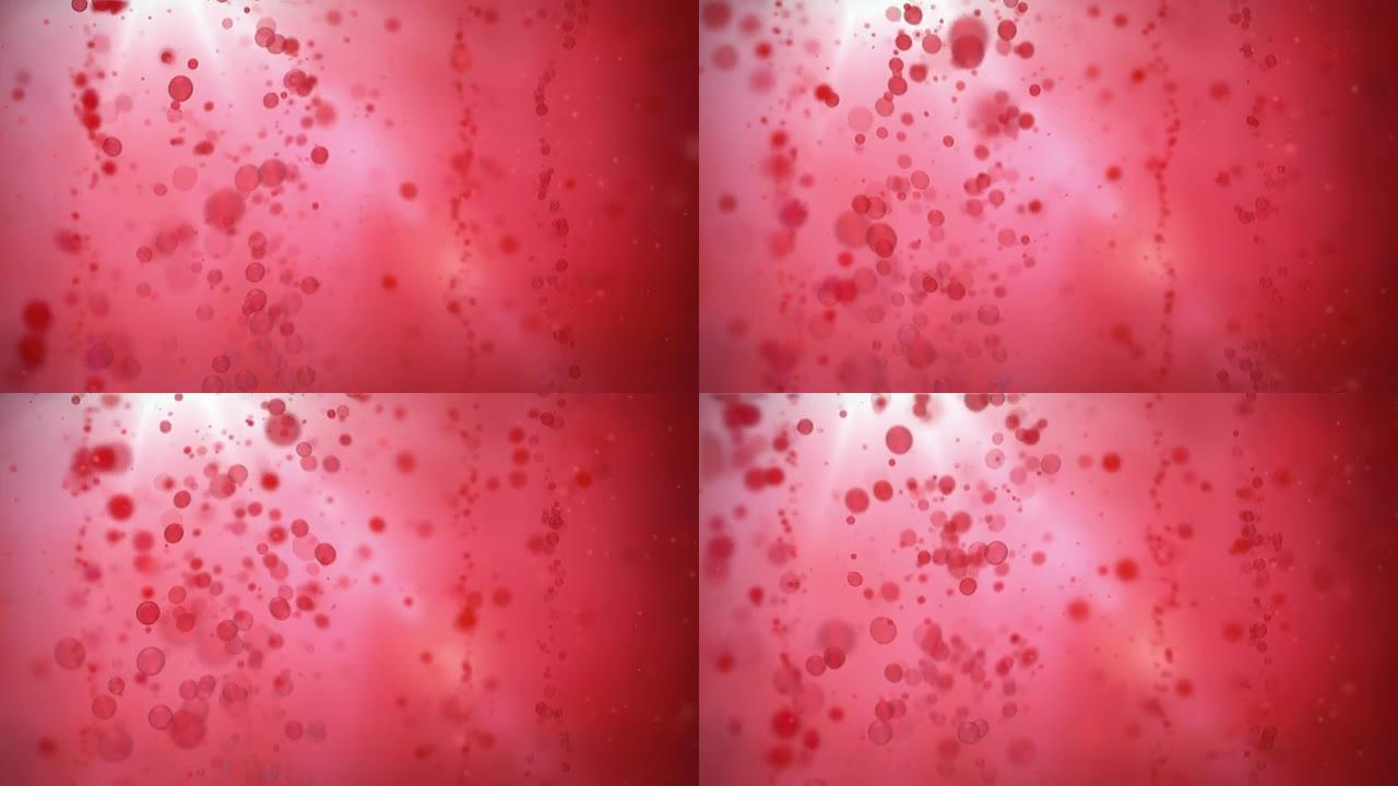 气泡背景循环-Rasberry红（高清）