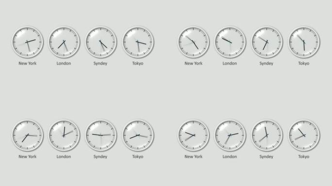 世界时钟（可循环）