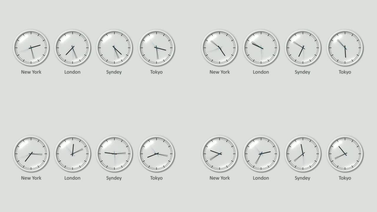 世界时钟（可循环）
