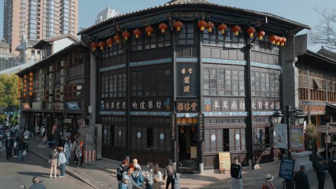 云南旅游昆明最古老的药店福林堂