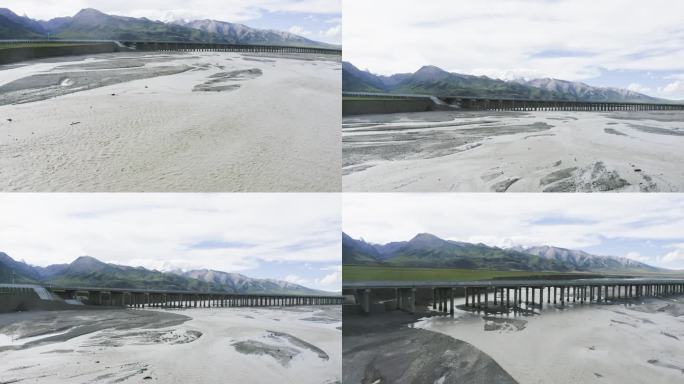 沙河基建 沙河桥梁 河道桥梁洪流扩宽河道