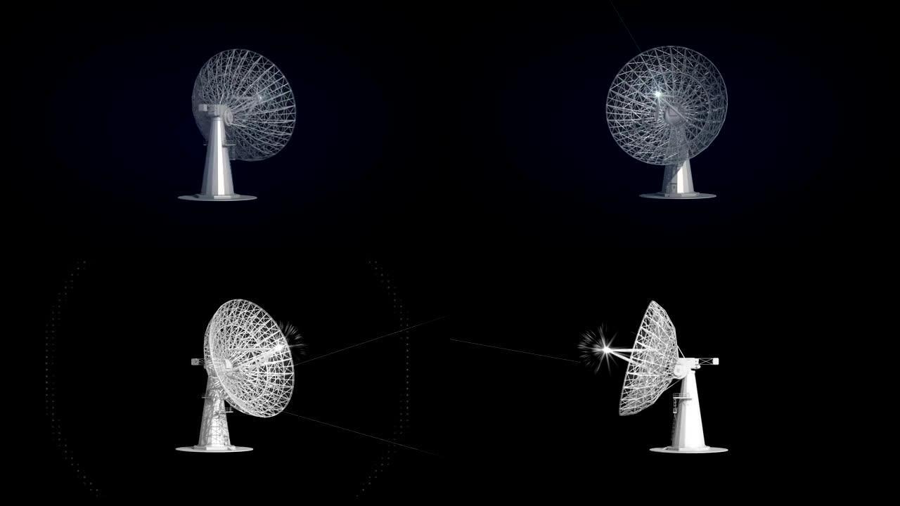 天线塔，真正的雷达，成长全球通信