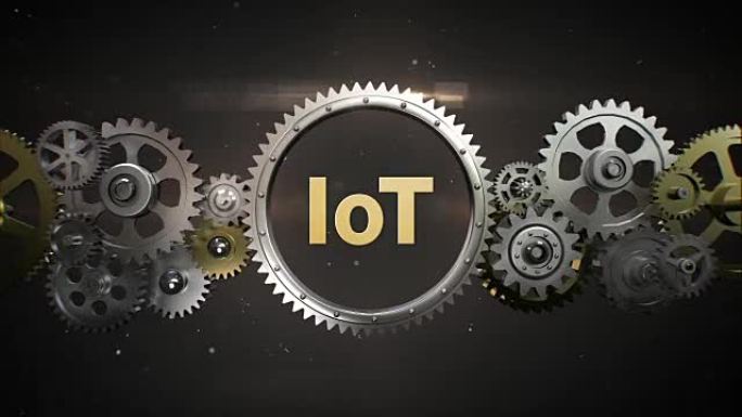 连接齿轮并制作关键字 “iot”