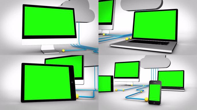 Clouds在chroma key中连接到多个设备