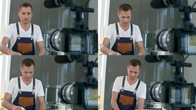 厨师录制烹饪节目