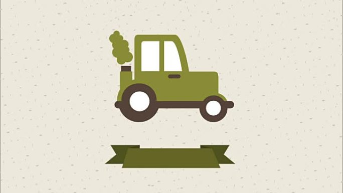 农用拖拉机设计，视频动画