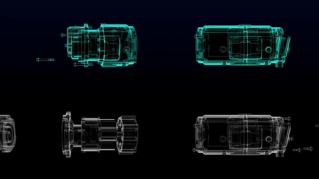汽车技术.汽车压缩机x射线图像保持视图