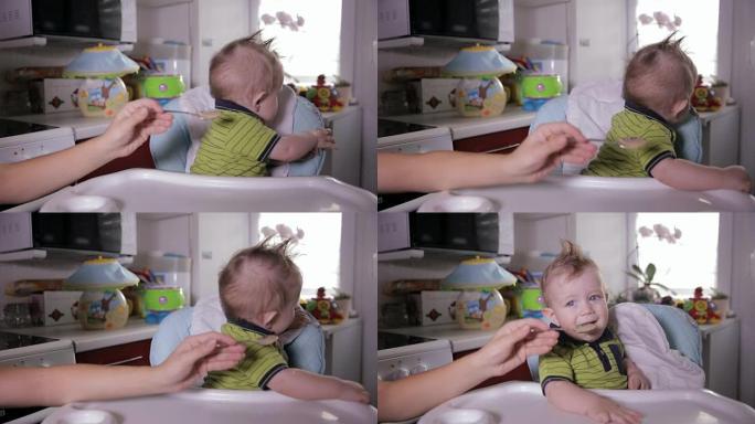 婴儿拒绝吃东西