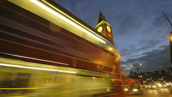 大本钟和议会延时。伦敦
