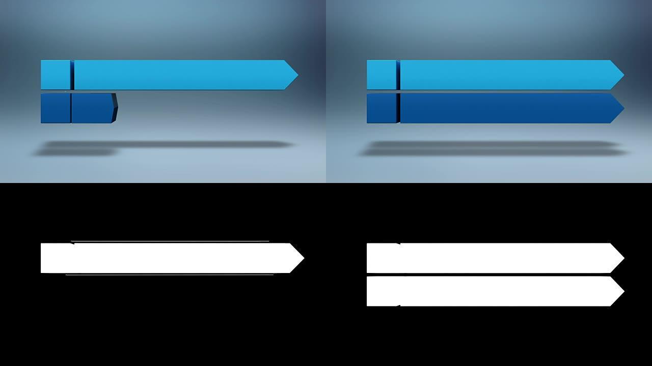 两方介绍标题框图表，演示模板。版本2