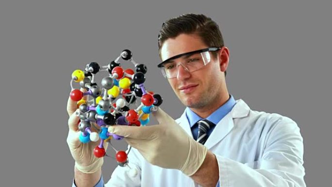 科学家实验分子结构