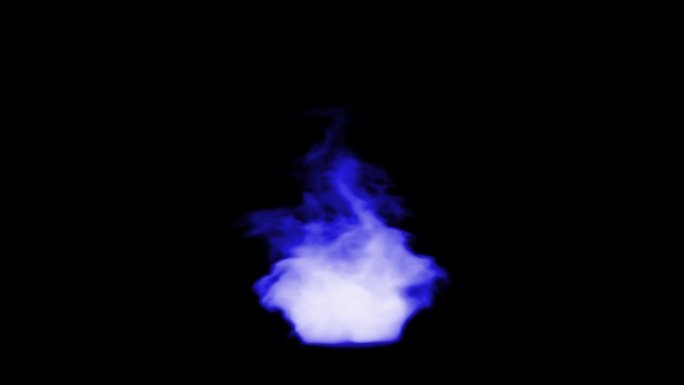 火堆蓝色火把火苗一束火燃烧 游戏素材火焰