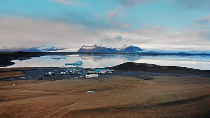 冰岛Jokulsarlon的冰山