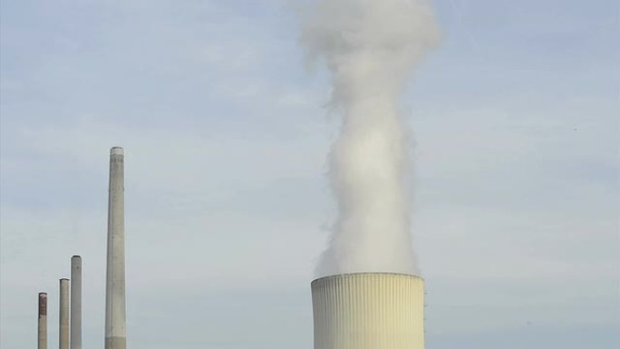 冷却塔、煤电厂、污染、能源危机、能源转型