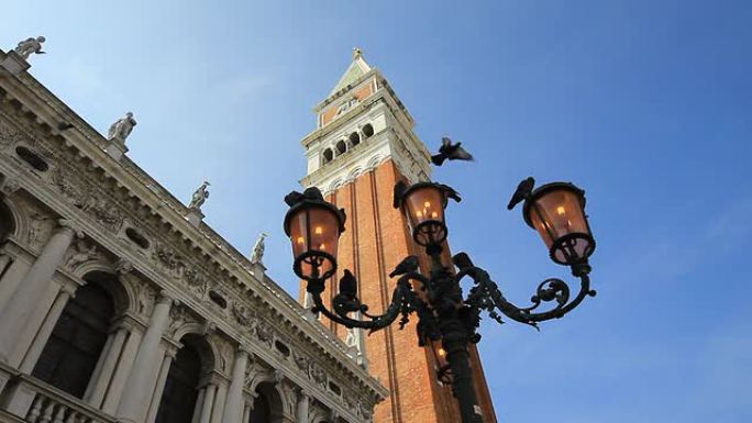 HD1080:威尼斯圣马可广场“广场”-蒙太奇视频