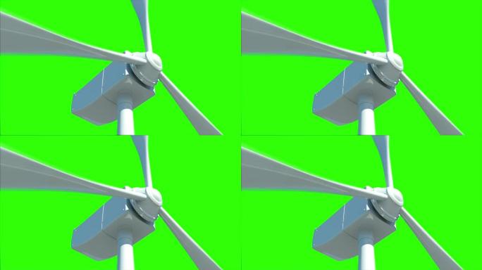 海上风力发电机的动画