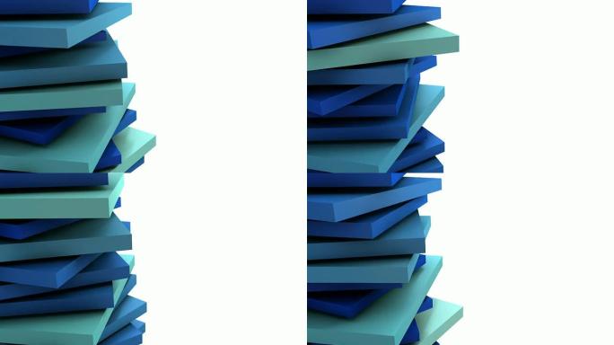 抽象纺纱线圈-海洋蓝（全高清）