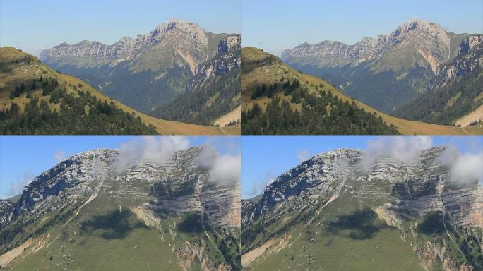 查特雷斯山脉，在夏天