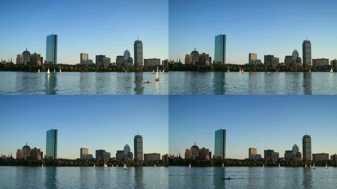 波士顿湖水船
