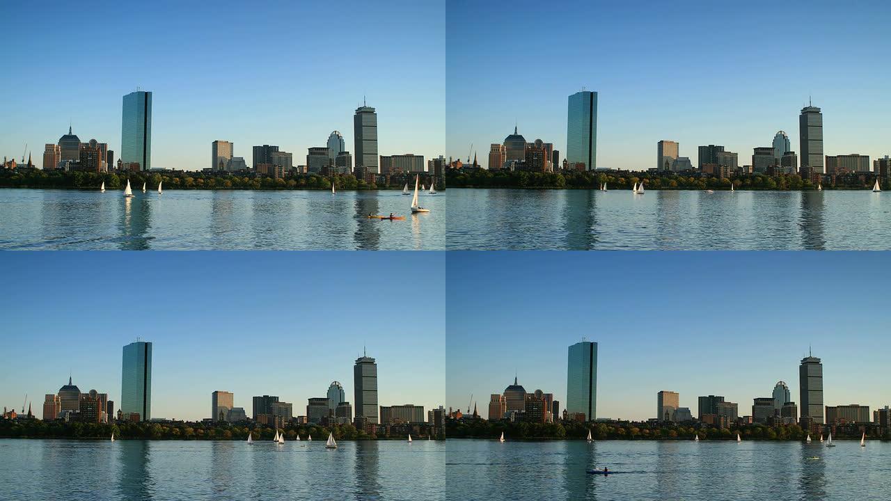 波士顿湖水船