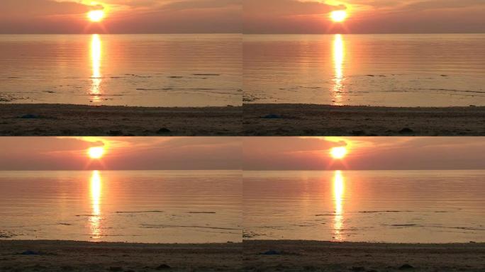 太平洋上的日落