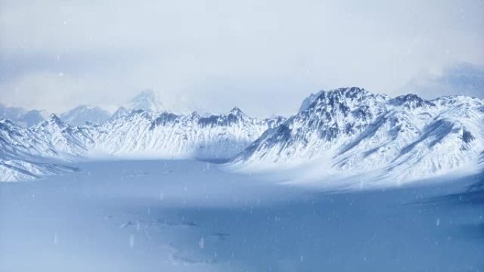 雪景飞过