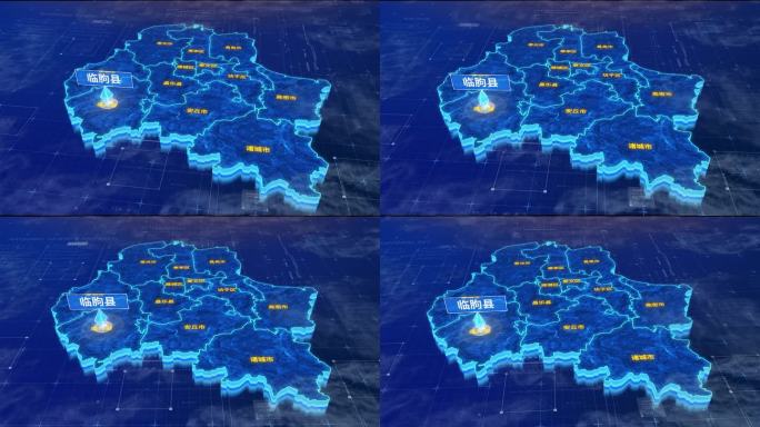 潍坊市临朐县蓝色三维科技区位地图