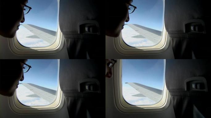 高清: 飞机窗