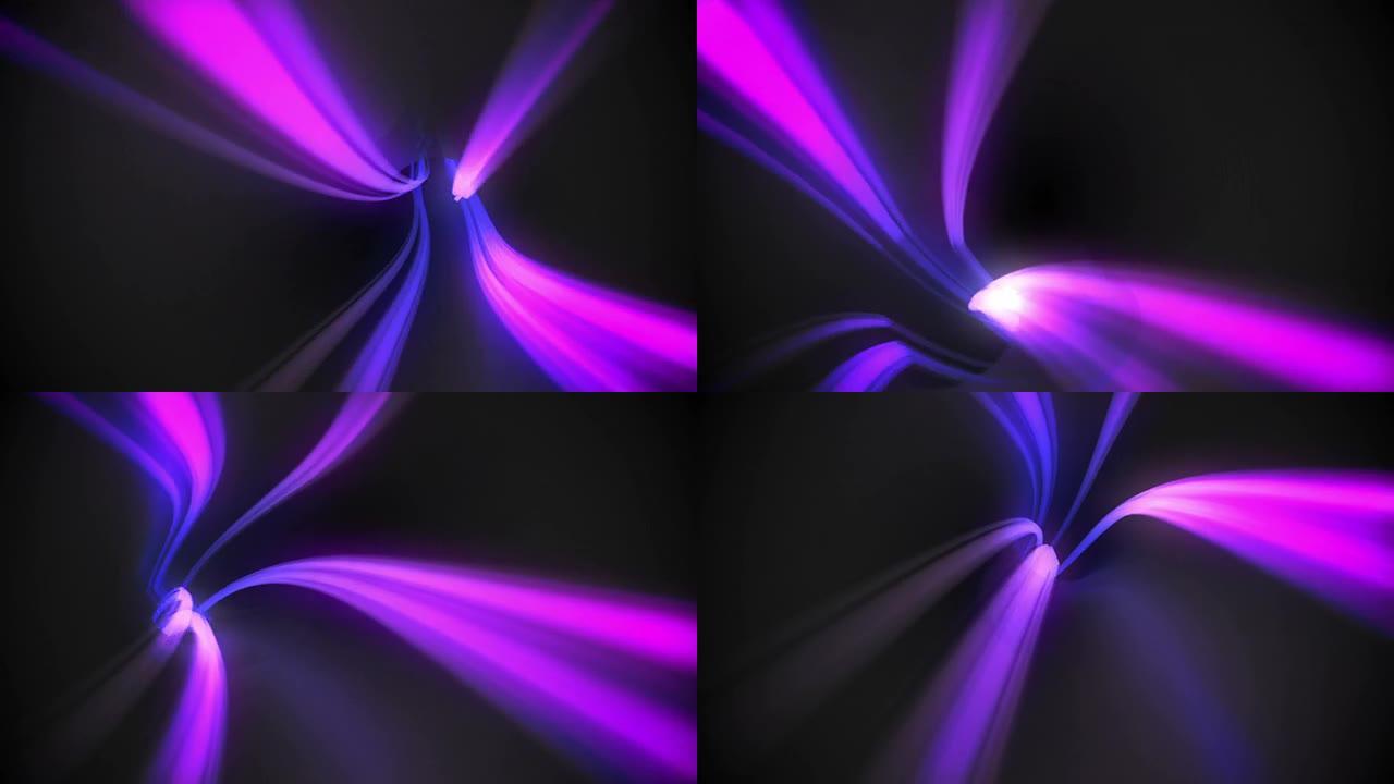 黑色紫色涡流设计