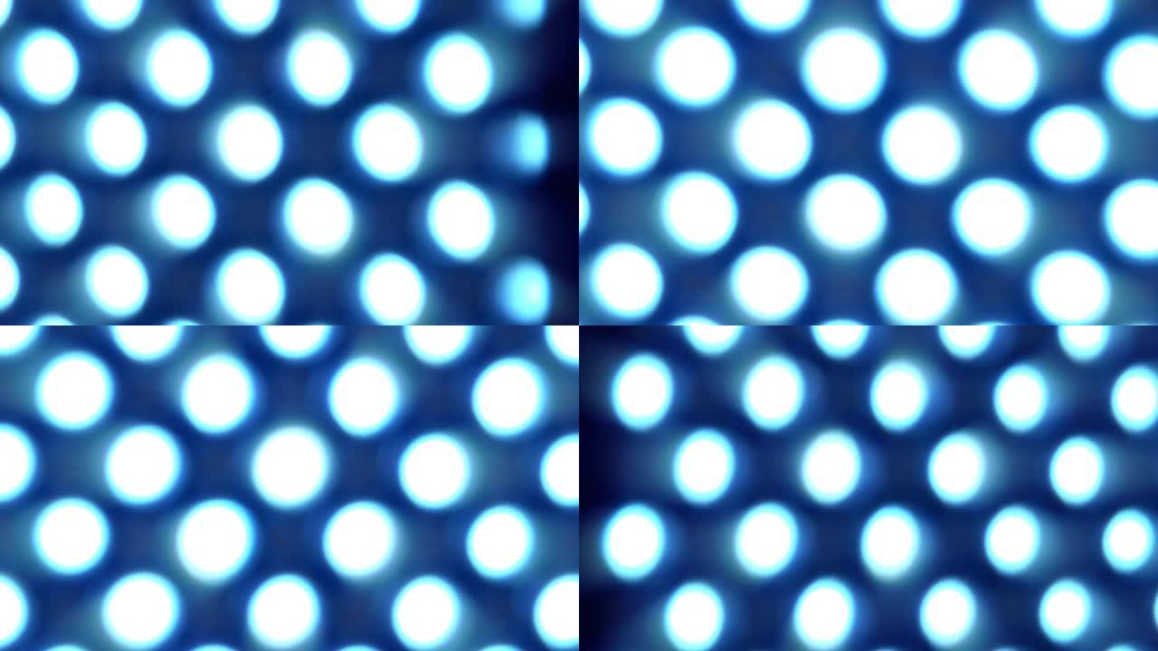 蓝色发光二极管明亮旋转面板