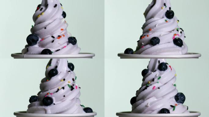冷冻酸奶-冰淇淋-旋转-1080HD