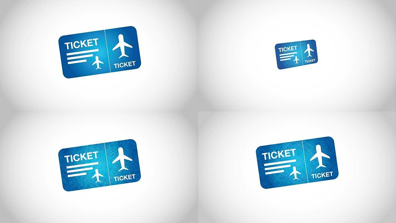 票务图标设计，视频动画