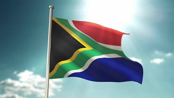 4K南非共和国国旗