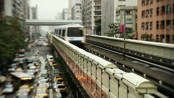 台北捷运倾斜移位运输铁路车辆