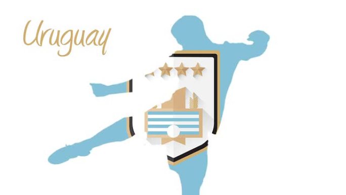乌拉圭世界杯2014动画与球员