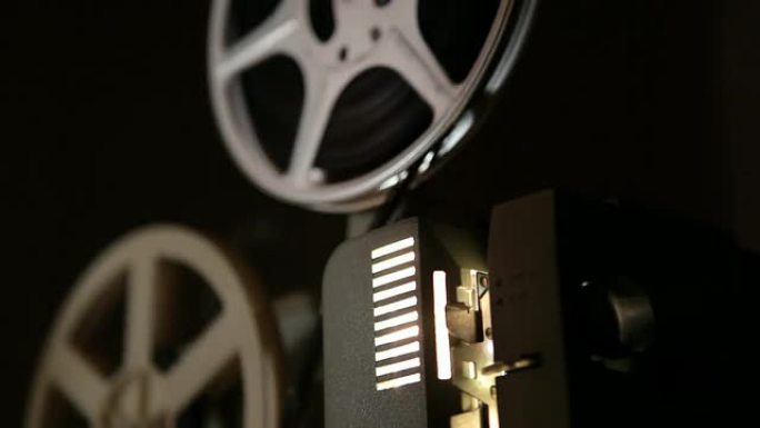 8mm电影放映机复古放映机九零年代电影院