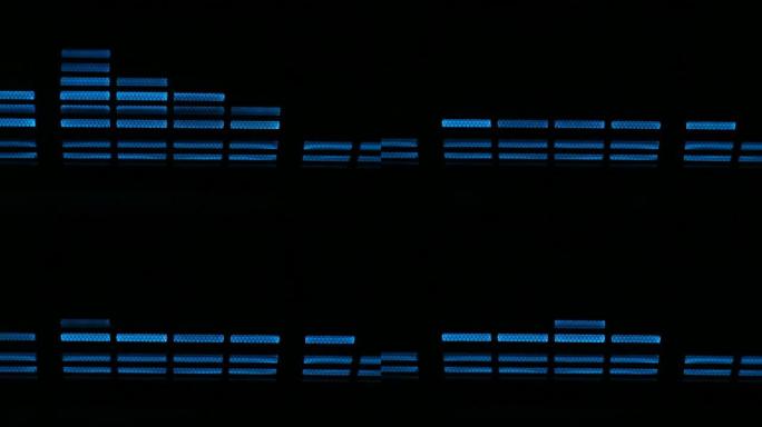 蓝色音频均衡器