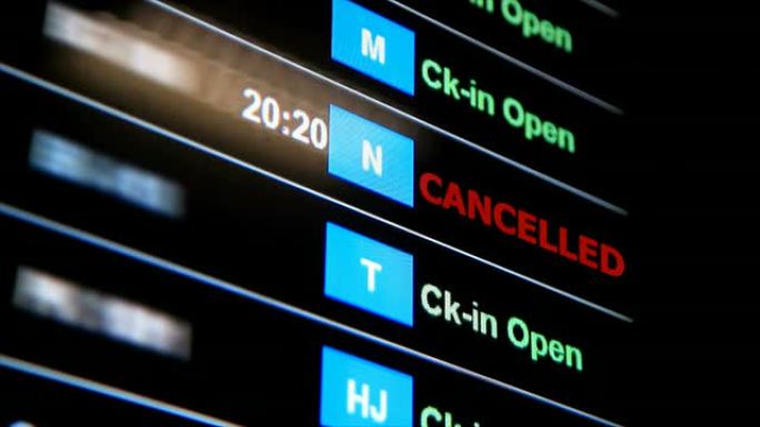 航班取消航班取消飞机场