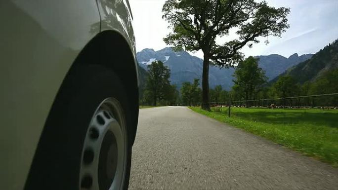 高清在山路上行驶（汽车视角）