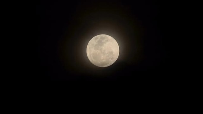 满月升起时间流逝月亮升起满月升空的月球