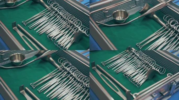 手术中的手术器械手术中的手术器械剪刀钳子