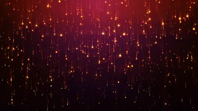 发光二极管屏幕的无缝抽象落下闪光雨魅力背景