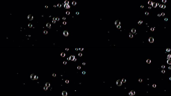 许多气泡漂浮