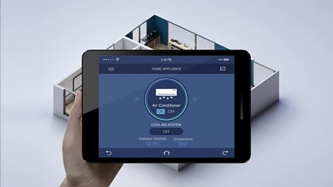 屋图平面图、触碰智能pad、平板物联网家电、空调控。物联网、物联网智能家居。