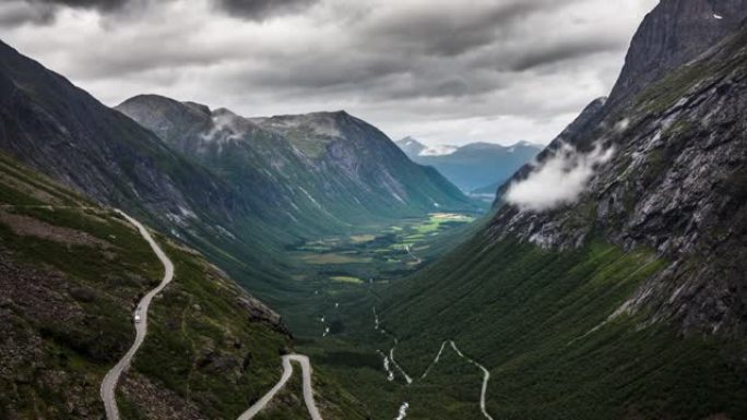 时间流逝: 挪威的Trollstigen路